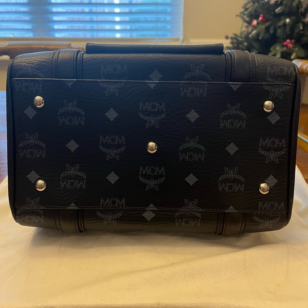 EUC Authentic MCM Visetos Boston Bag - Picture 7 of 15